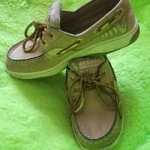 Girl's Sperry Moccasin Shoes - Size 12